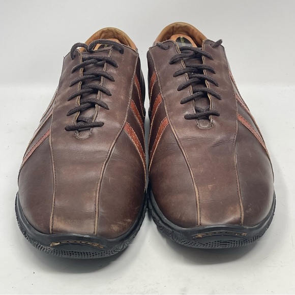 Allen Edmonds Traveler Shoes Mens 11.5D Brown Leather Bicycle Toe Casual Driving main image 16